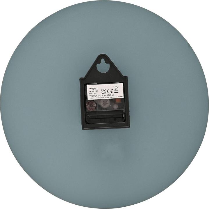Actual product image Interval Minimalist Wall Clock 30cm - Teal (30 cm)