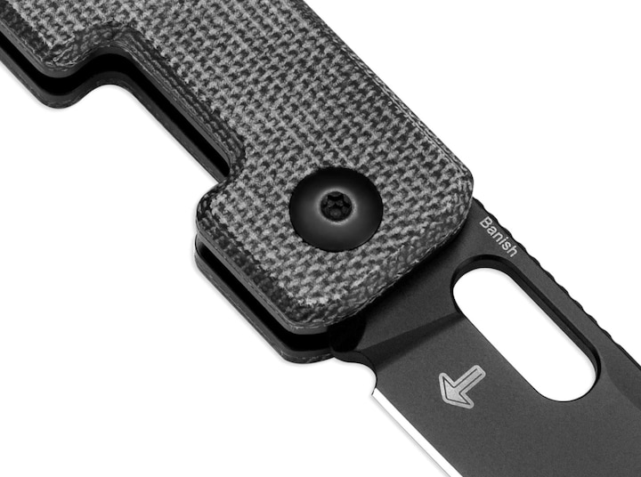 Actual product image Kizer Banish Micarta All Black (5.90 cm)