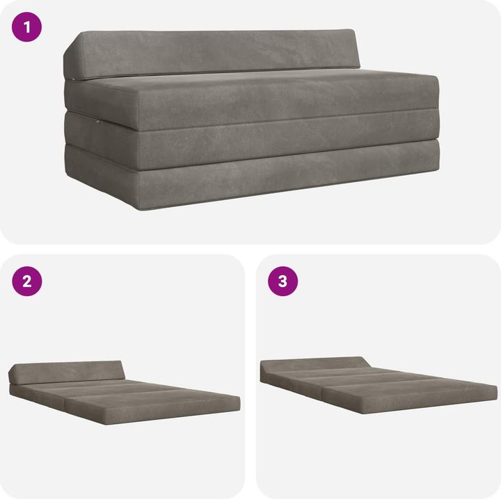 Produktbild vidaXL Klappbares Sofa