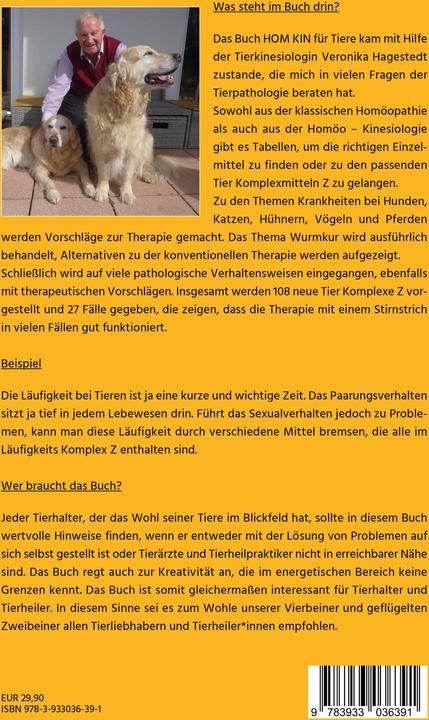 Produktbild Homöopathie und Homöo - Kinesiologie für Tiere (Deutsch, Heinrich Zeeden, 2024)