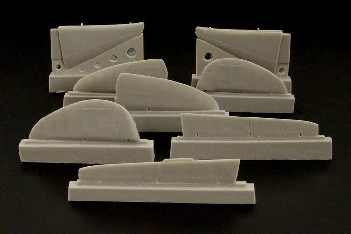 Actual product image Brengun MiG 3 control surfaces (ICM and ALANGER kit)