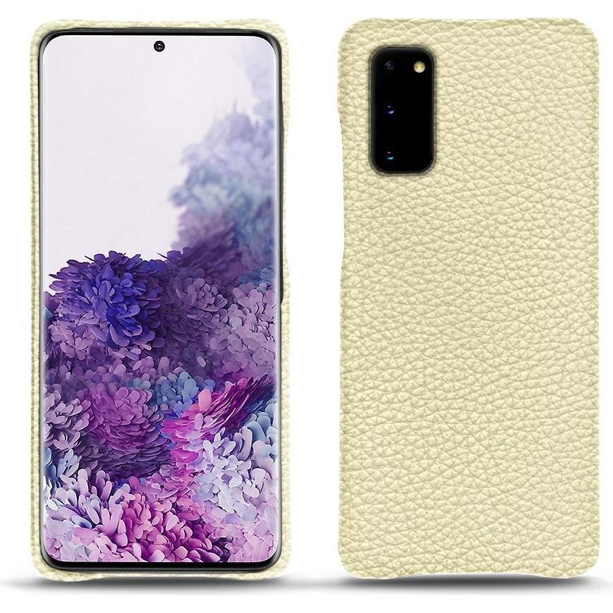 Noreve Lederschutzhülle (Samsung Galaxy S20+), Smartphone Hülle, Weiss
