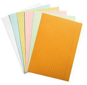 Actual product image Exacompta Index card Format of card: DIN A5 Design of ruling: ruled (A4, 205 g/m², 100 x)