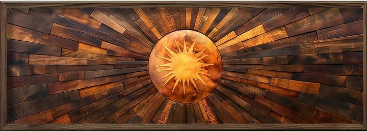 Image du produit Wallxpert Tableau The Sun 120 x 40 cm (120 x 40 cm)