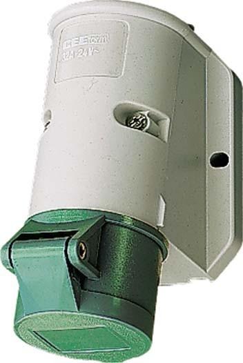 Actual product image Mennekes MEN 1835 SOCKET 3POL.16A4H