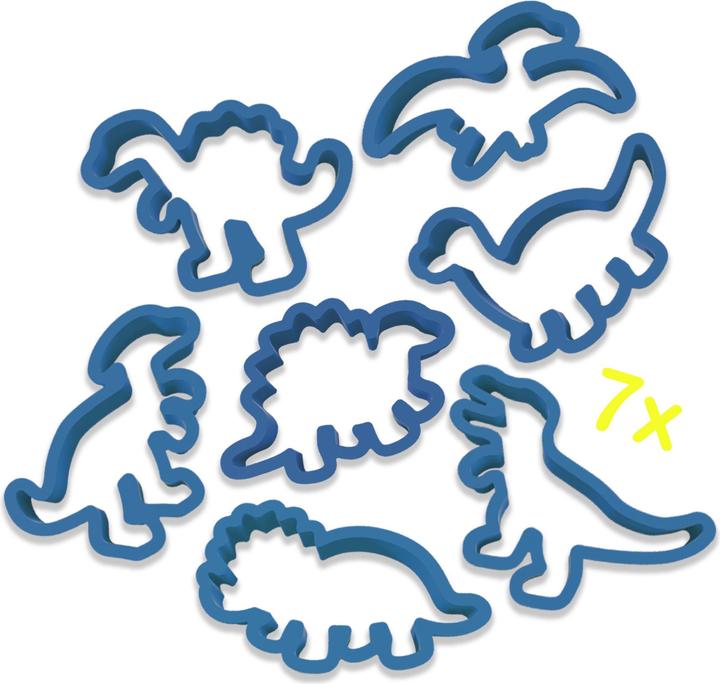 Image du produit Ses Knete - Mega-Dinosaurier-Set mit Ausstechformen