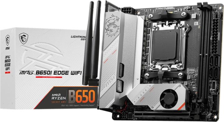 Productafbeelding MSI MPG B650I EDGE WIFI (AM5, AMD B650, Mini-ITX)