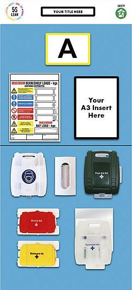 Immagine prodotto kaiserkraft Cartella informativa sugli scaffali Etichettatura individuale