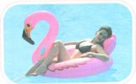 Flamingo Sofa Swim Ring - 37402