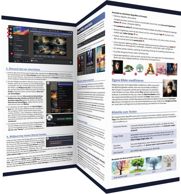 Produktbild Midjourney - Kurzanleitung & Tastenkürzel (Deutsch, Ulrich Dorn, 2023)