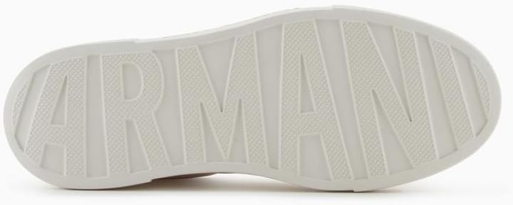 Image du produit Armani Exchange Sneakers basses à semelle compensée, détails logo (35)