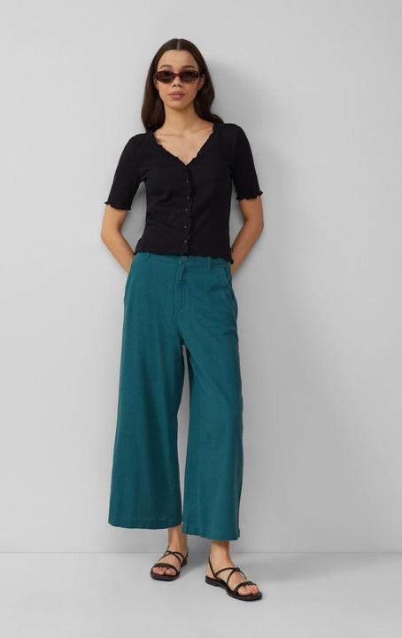 Actual product image S.Oliver Hose Culotte aus Leinenmix (32)