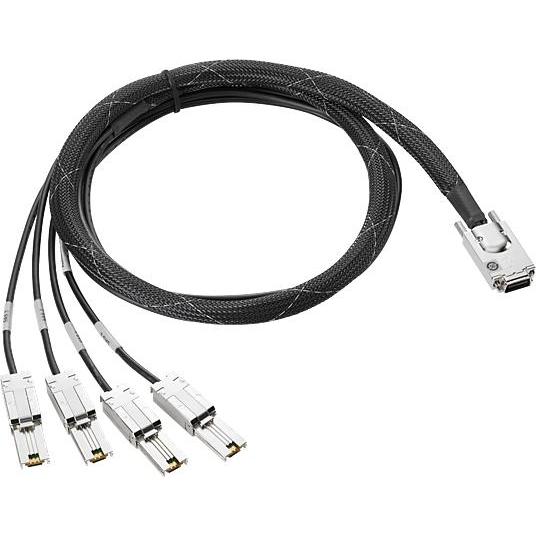 HPE MiniSAS HD to MiniSAS FO 2M Cbl (Mini-SAS, Mini-SAS HD) (K2R03A)
