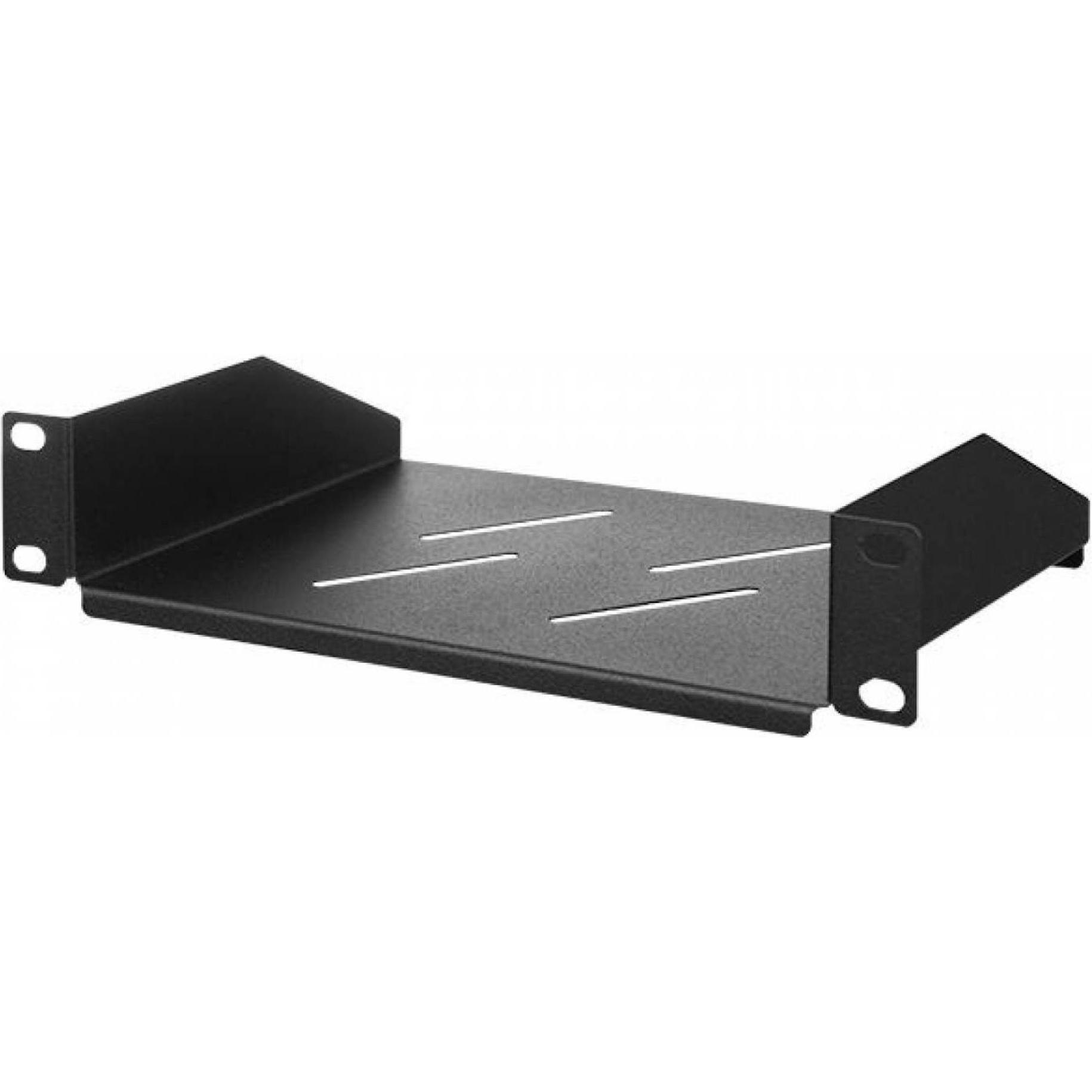 Stalflex Scaffale rack 10" 1U nero RSF10-1U-150B, Accessori per armadio rack, Nero