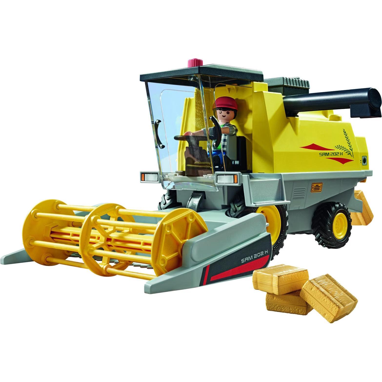 Toy Playmobil Harvester Playmobil Country Combine Harvester Playset