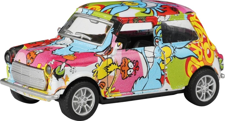 Actual product image Toi-Toys Metal pullback graffiti car