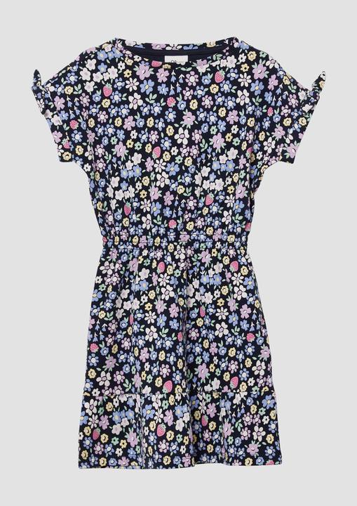 Immagine prodotto S.Oliver Kleid Kurzes Kleid mit All-over-Print und Raffung (92)