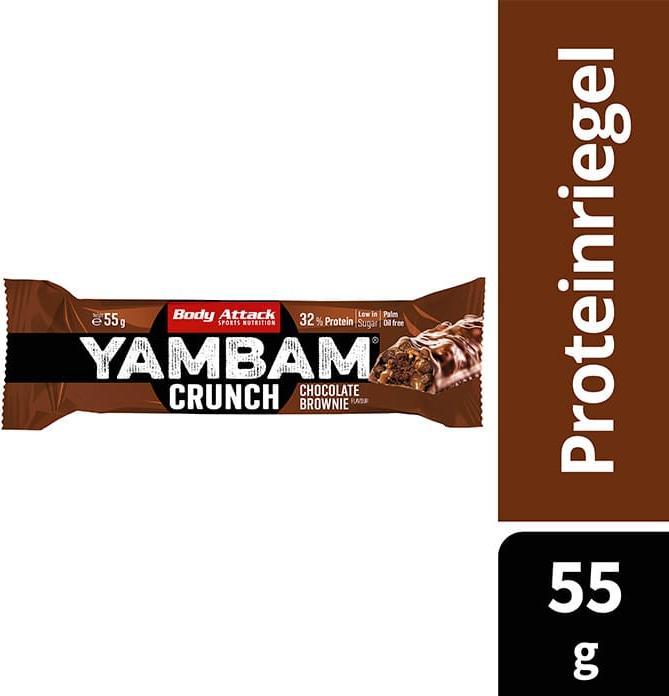 Actual product image Body Attack YamBam (Chocolate, Brownie, 15 pcs., 55 g)