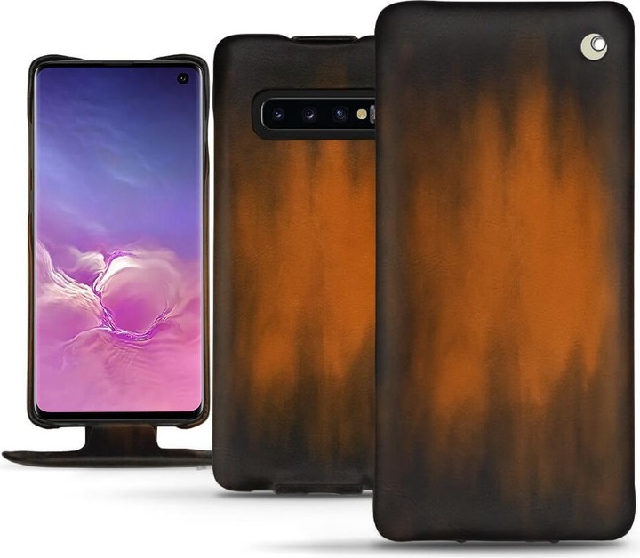 Noreve Lederschutzhülle vertikal (Samsung Galaxy S10)