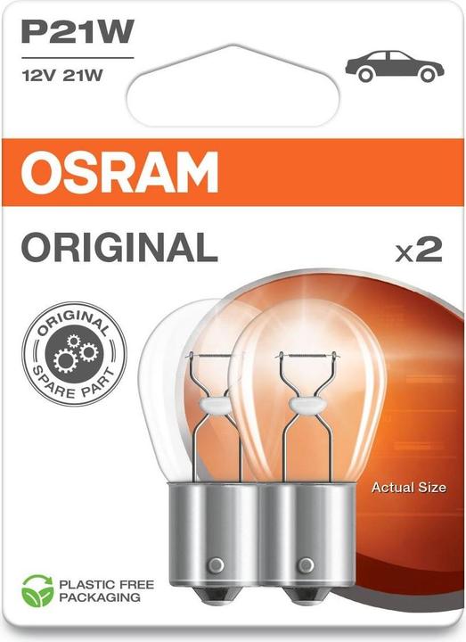 Actual product image Osram Standard P21W 21 W 12 V (P21V)