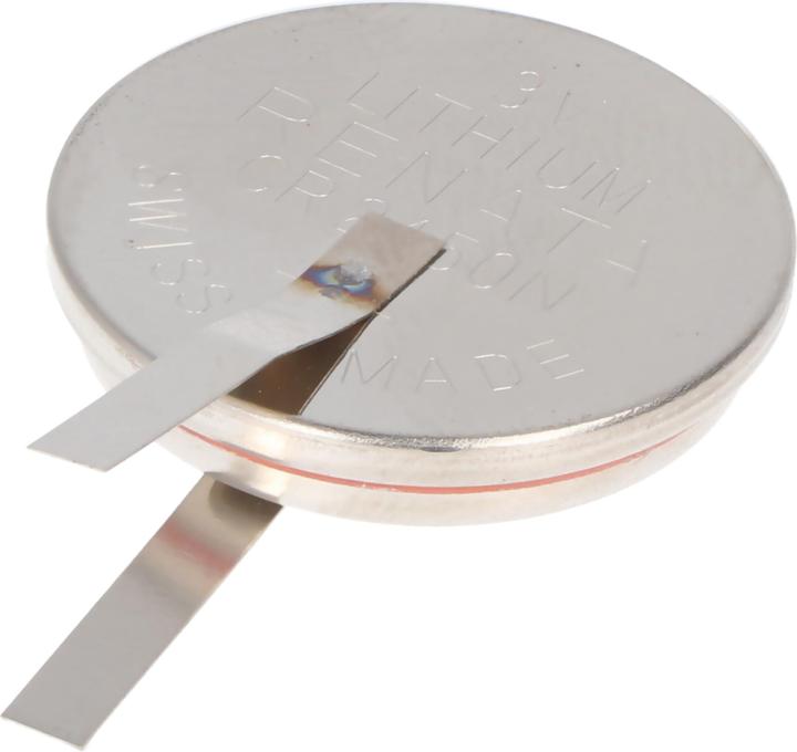 AccuCell Batterie CR2450 mit Lötfahnen in U-Form (1 Stk., CR2450, 600 mAh)