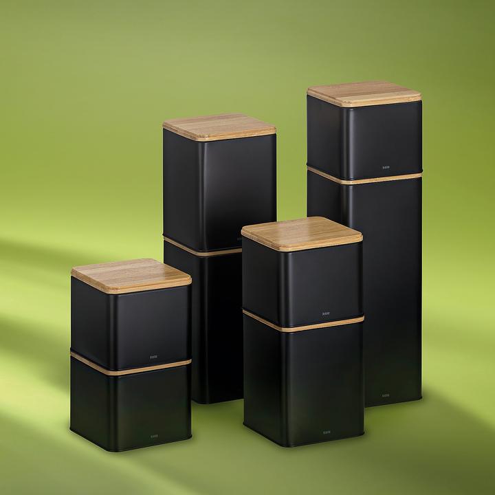 Actual product image Kela Storage jar Kiril black (0.80 l)