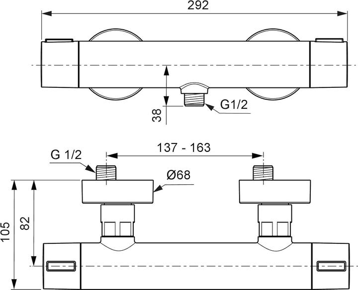 Immagine prodotto Ideal Standard Termostatico per doccia da appoggio Alu+