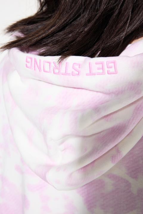 Immagine prodotto Studio Untold Maglia dal taglio squadrato con cappuccio, batik e orlo non rifinito (42, 44)