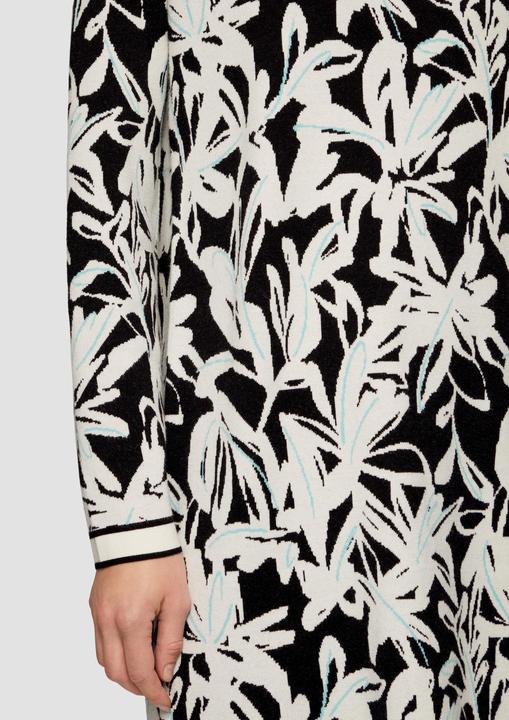 Produktbild s.Oliver Kleid Strickkleid mit Intarsienmuster (32)