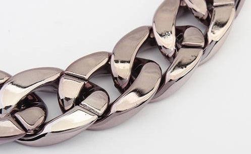 Produktbild Hermex NEU TREND Fette dicke Halskette Halsband - Kupfer (Kunststoff)