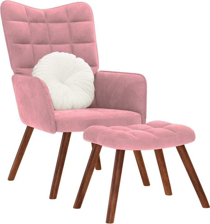 Produktbild vidaXL Entspannungsstuhl mit Hocker