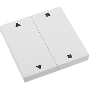 Eldat Wippe AUF/ZU + RTS23-ACC-03-02P2 STOPP Format 55 weiss f.Wandsender RTS23, Automatisierung