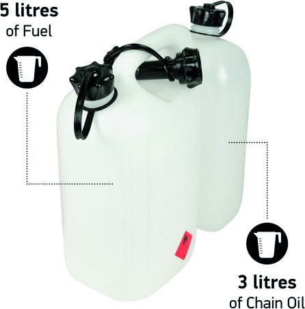 Produktbild Oregon Doppelkanister ECO, transparent, 5/3 L