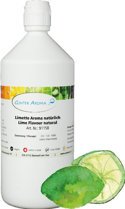 Actual product image Günter Aroma Natural lime flavour (1000 g)