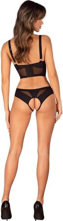 Image du produit Obsessive Chic Amoria Zweiteiliges Offenes Set Schwarz (M, L)
