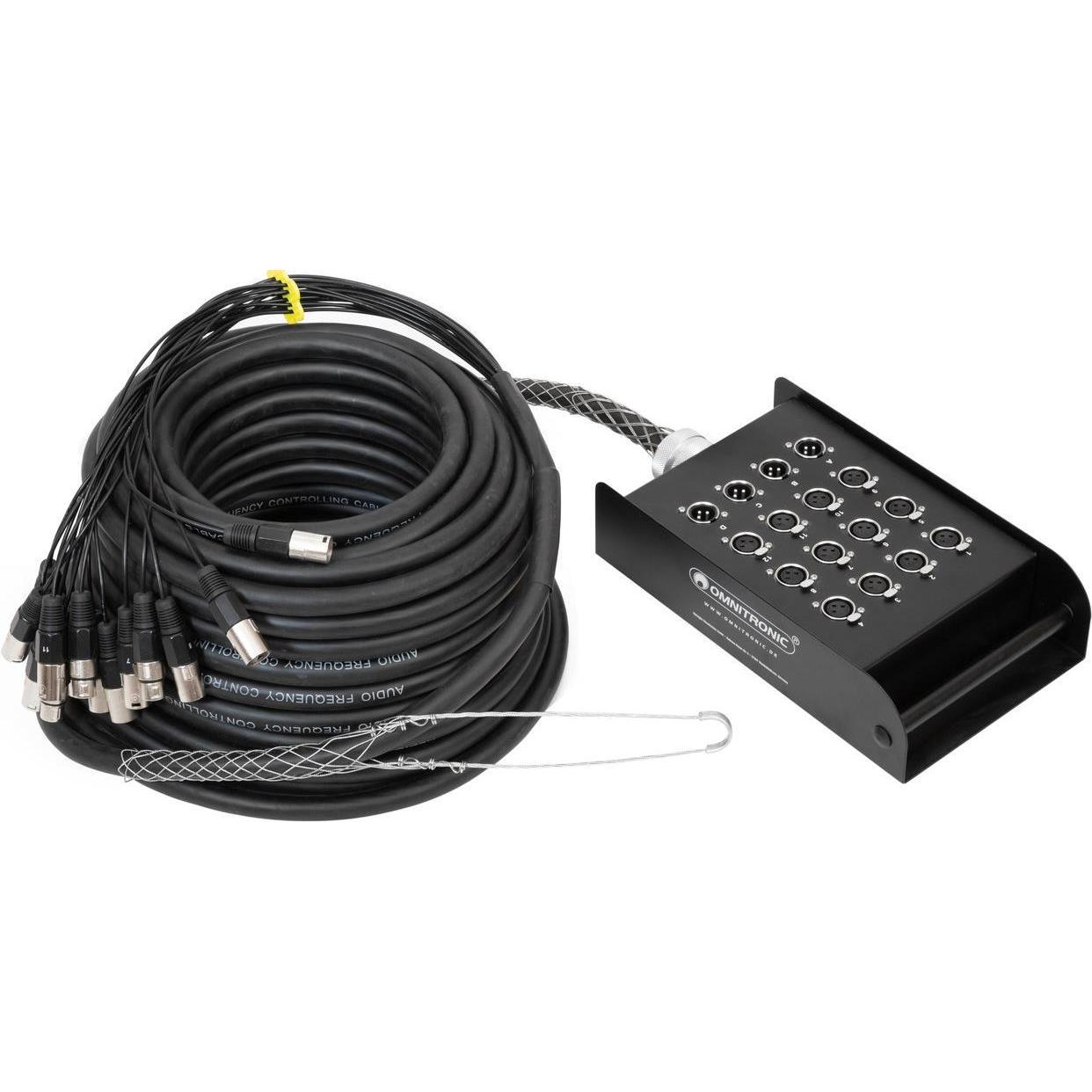 Thumbnail - Omnitronic Multicore Stagebox XLR/XLR (30 m, XLR), Audio Kabel