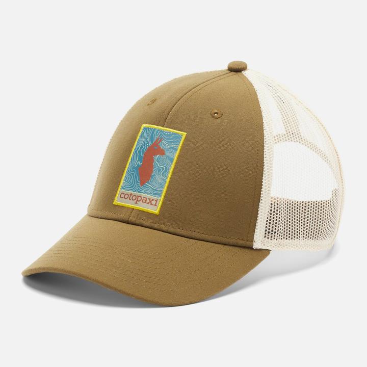 Cotopaxi Llama Map Trucker Hat