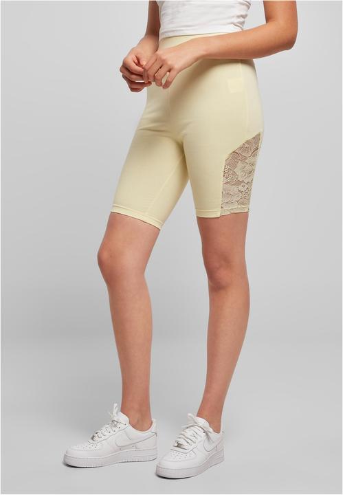 Actual product image Urban Classics Ladies High Waist Lace Inset Cycle Shorts - 16956 (S)