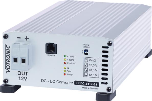 Votronic DCDC 2412-25 Spannungswandler 24 V auf 12 V / 25 A