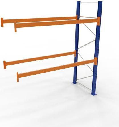 Schulte Anbau-Schwerlastregal 46829-N orange, blau, silber 278,6 x 110,0 x 500,0 cm