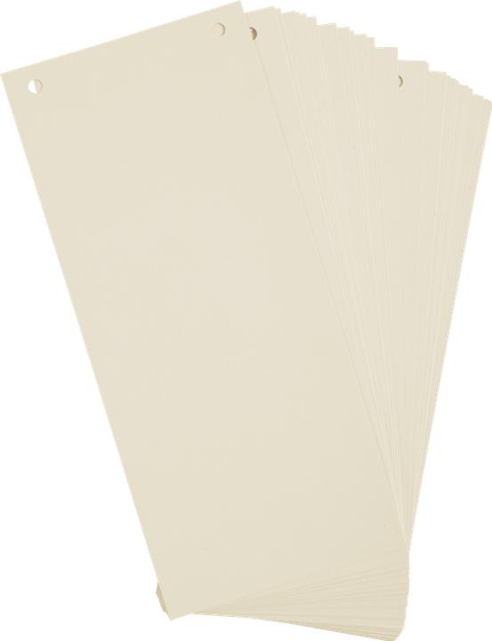 Actual product image Exacompta Separator strips 10.5 x 24 cm, 100 pcs - beige
