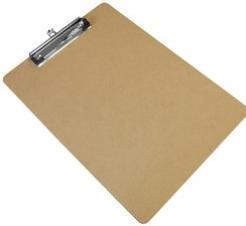 Actual product image Wonday Clipboard, made of hard fibre wood, DIN A4