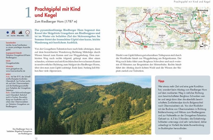 Nährwerte und Zutaten Wanderungen für Langschläfer Allgäu (Deutsch, Gaby Funk, 2022)