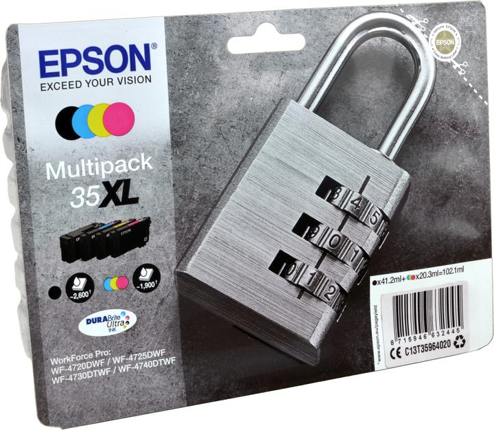 Epson 35XL DuraBrite Ultra Multipack (M, C, Y, FC)