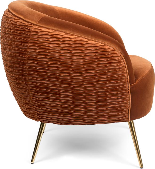 Actual product image Bold Monkey So Curvy lounge chair orange
