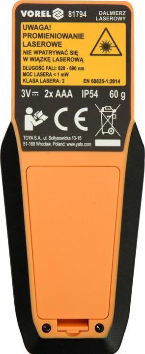 Image du produit Vorel DALMIERZ LASEROWY 80m (80 m)