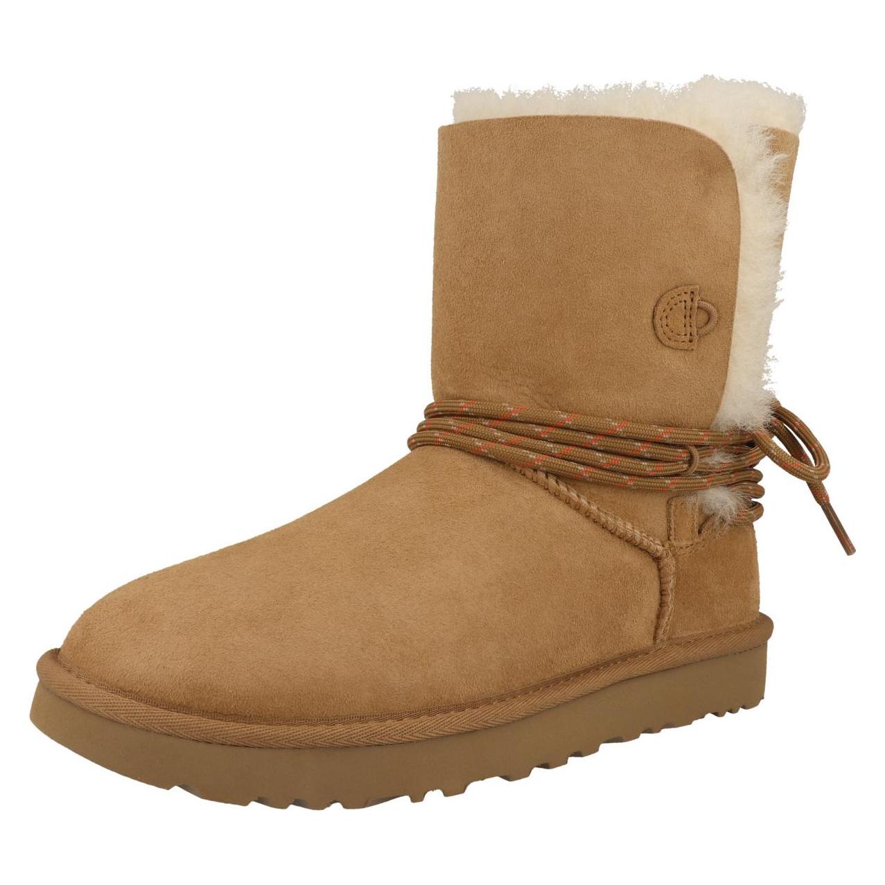 Ugg, Damen, Boots + Stiefel, Bailey Tie Boot Chestnut, Braun, (37)