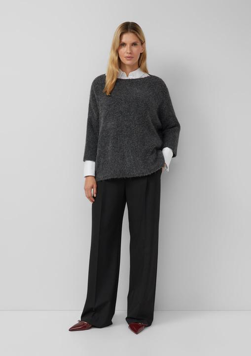 Produktbild s.Oliver Strickpullover Relaxed-Fit-Pullover aus Bouclé-Strick (L)