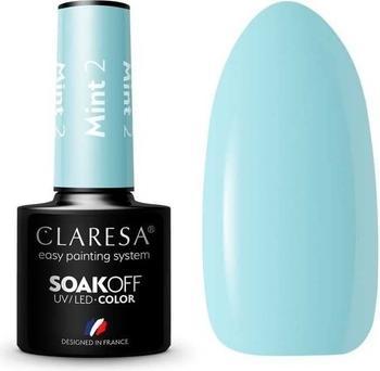 Claresa Soak Off Uv/Led Mint Gel Polish 2 5G (5 ml)