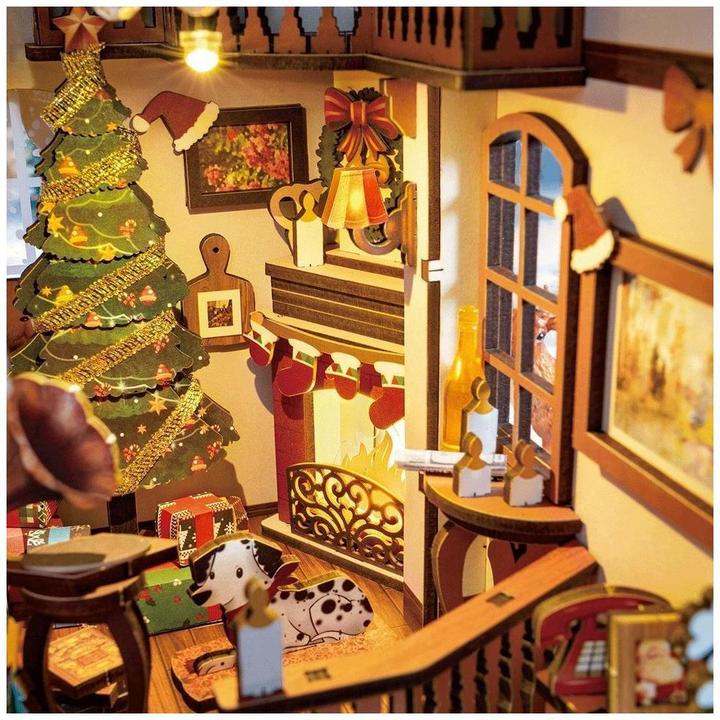 Actual product image Rolife Christmas Indoor Scene - Book Nook